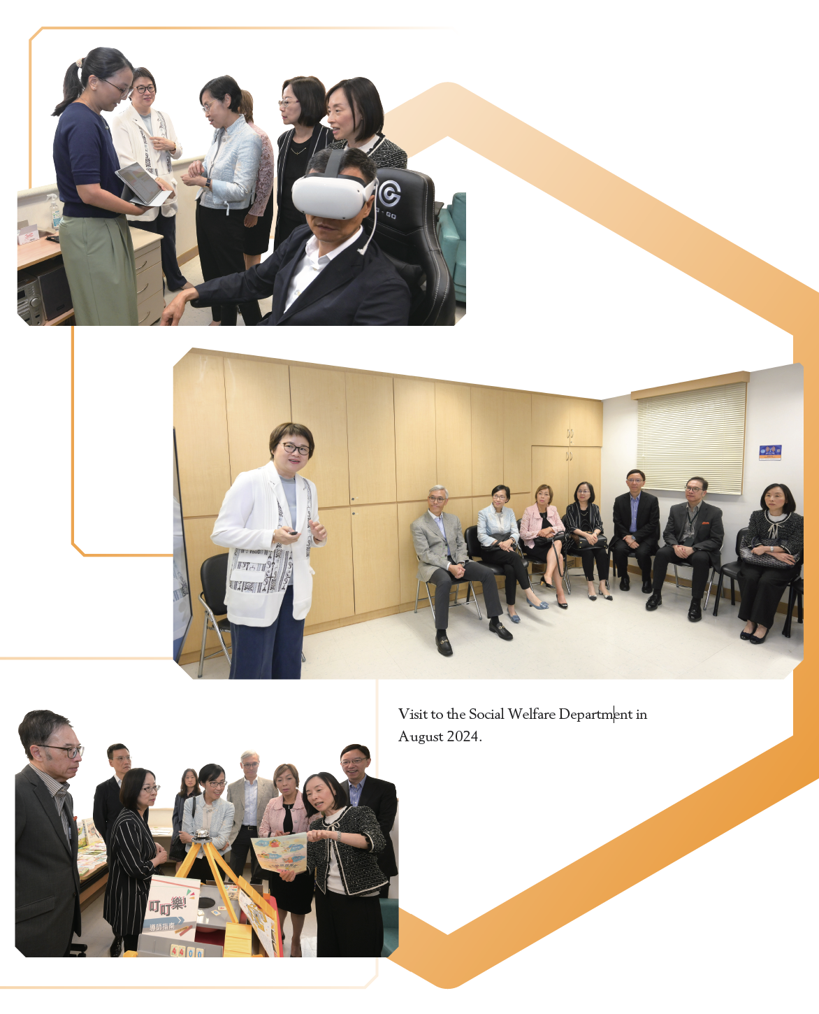 Visit to the Social Welfare Department in
August 2024.