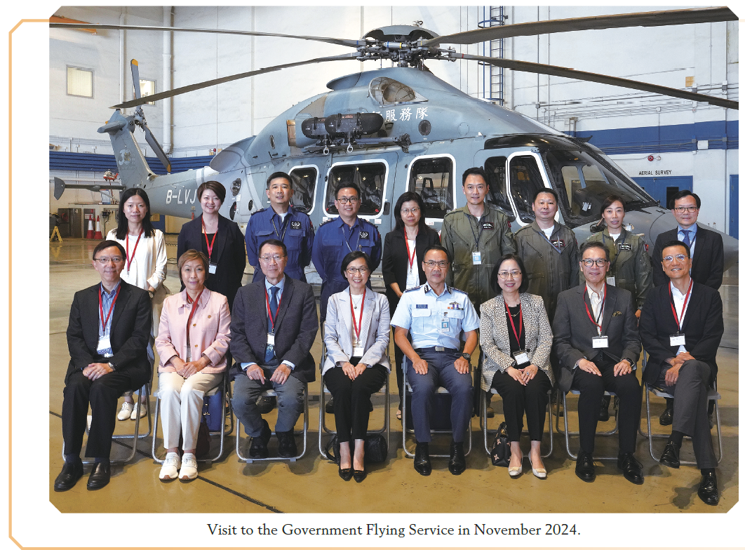 Visit to the Government Flying Service in November 2024