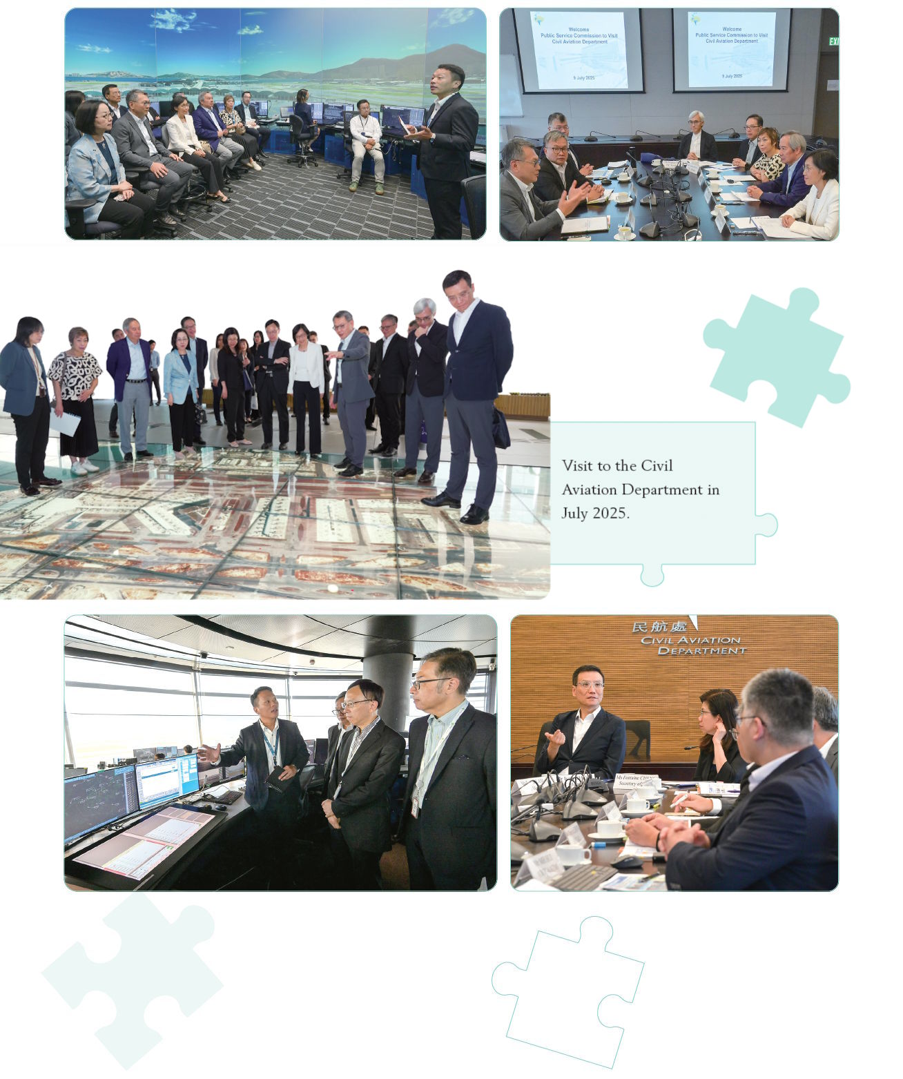 Visit to the Civil Aviation Department in July 2025.
